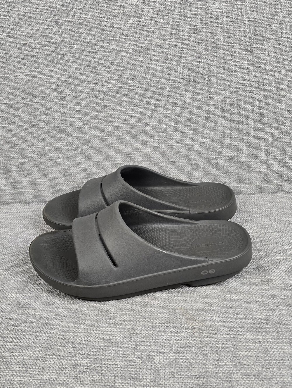 Oofos Ooriginal Recovery Sandals Gray Mens Sz 10